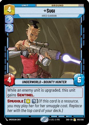 Sugi - Hired Guardian (052/262) (052/262) [Shadows of the Galaxy] - Fantasy Flight Games - Card Brawlers | Quebec | Canada |