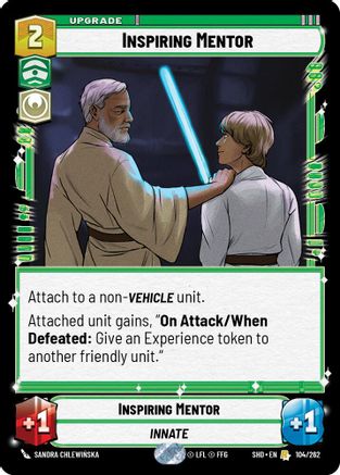 Inspiring Mentor (104/262) (104/262) [Shadows of the Galaxy] - Fantasy Flight Games - Card Brawlers | Quebec | Canada |