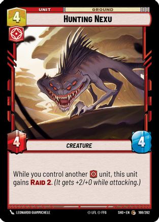 Hunting Nexu (168/262) (168/262) [Shadows of the Galaxy] - Fantasy Flight Games - Card Brawlers | Quebec | Canada |