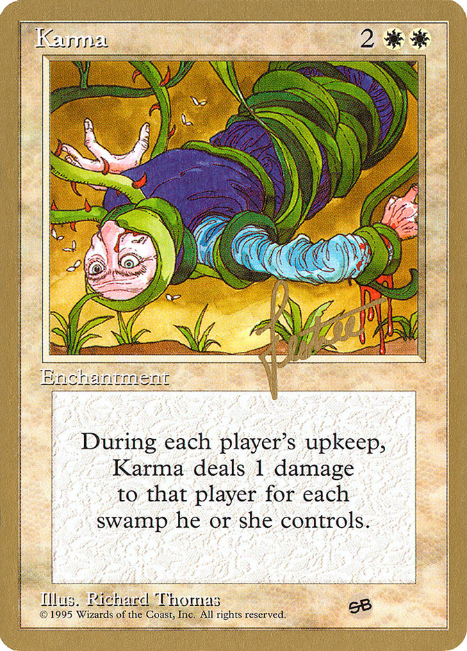 Karma (Bertrand Lestree) (SB) [Pro Tour Collector Set] - Magic: The Gathering - Card Brawlers | Quebec | Canada |