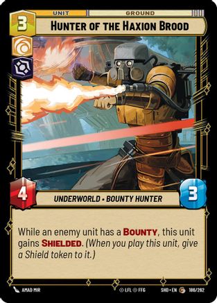 Hunter of the Haxion Brood (186/262) (186/262) [Shadows of the Galaxy] - Fantasy Flight Games - Card Brawlers | Quebec | Canada |