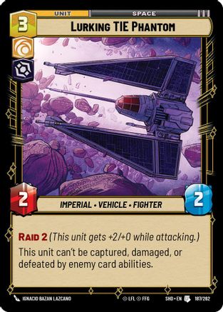 Lurking TIE Phantom (187/262) (187/262) [Shadows of the Galaxy] - Fantasy Flight Games - Card Brawlers | Quebec | Canada |