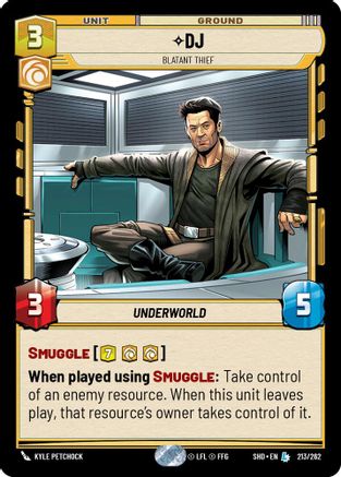 DJ - Blatant Thief (213/262) (213/262) [Shadows of the Galaxy] - Fantasy Flight Games - Card Brawlers | Quebec | Canada |