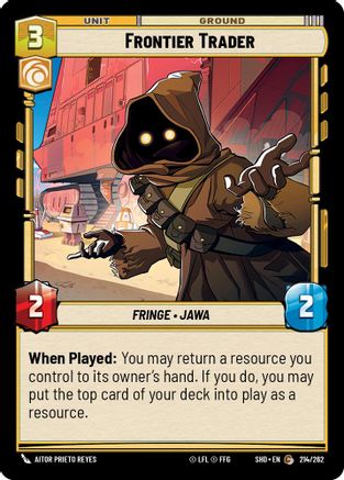 Frontier Trader (214/262) (214/262) [Shadows of the Galaxy] - Fantasy Flight Games - Card Brawlers | Quebec | Canada |