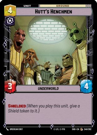 Hutt's Henchmen (240/262) (240/262) [Shadows of the Galaxy] - Fantasy Flight Games - Card Brawlers | Quebec | Canada |