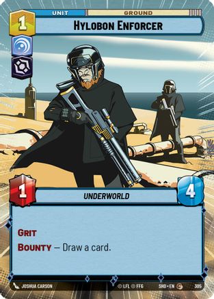 Hylobon Enforcer (305) (Hyperspace) (305) [Shadows of the Galaxy] - Fantasy Flight Games - Card Brawlers | Quebec | Canada |