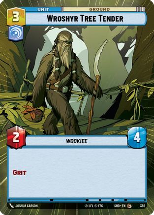 Wroshyr Tree Tender (336) (Hyperspace) (336) [Shadows of the Galaxy] - Fantasy Flight Games - Card Brawlers | Quebec | Canada |