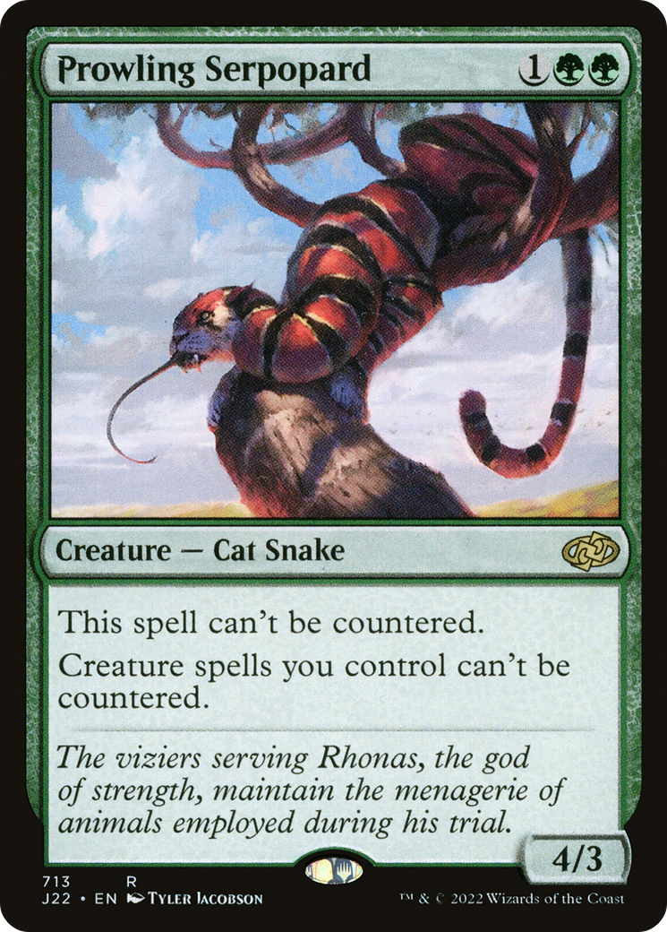 Prowling Serpopard [Jumpstart 2022] - Magic: The Gathering - Card Brawlers | Quebec | Canada |
