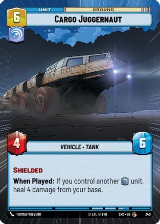 Cargo Juggernaut (340) (Hyperspace) (340) [Shadows of the Galaxy] - Fantasy Flight Games - Card Brawlers | Quebec | Canada |