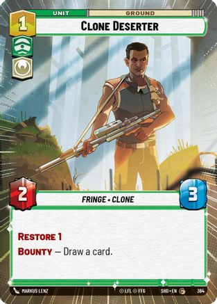 Clone Deserter (364) (Hyperspace) (364) [Shadows of the Galaxy] - Fantasy Flight Games - Card Brawlers | Quebec | Canada |