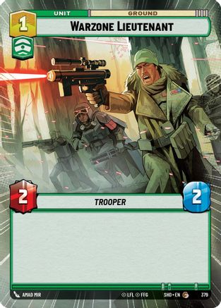 Warzone Lieutenant (379) (Hyperspace) (379) [Shadows of the Galaxy] - Fantasy Flight Games - Card Brawlers | Quebec | Canada |