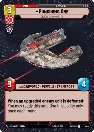 Punishing One - Dengar's Jumpmaster (406) (Hyperspace) (406) [Shadows of the Galaxy] - Fantasy Flight Games - Card Brawlers | Quebec | Canada |