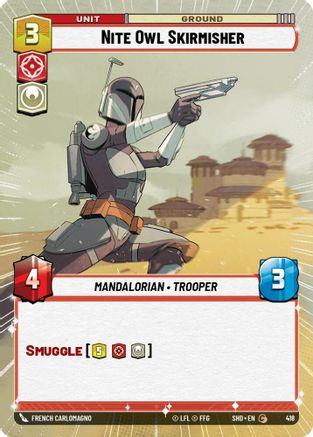 Nite Owl Skirmisher (418) (Hyperspace) (418) [Shadows of the Galaxy] - Fantasy Flight Games - Card Brawlers | Quebec | Canada |