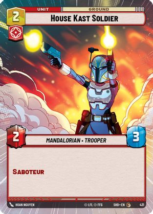 House Kast Soldier (431) (Hyperspace) (431) [Shadows of the Galaxy] - Fantasy Flight Games - Card Brawlers | Quebec | Canada |