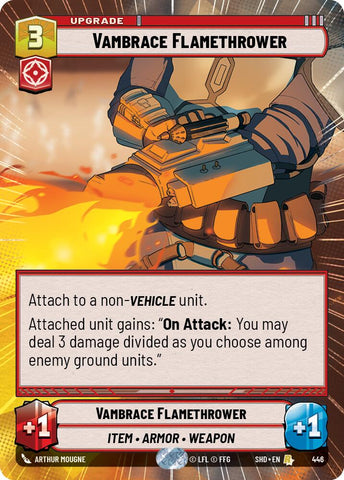 Vambrace Flamethrower (Hyperspace) (446) [Shadows of the Galaxy]