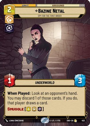 Bazine Netal - Spy for the First Order (453) (Hyperspace) (453) [Shadows of the Galaxy] - Fantasy Flight Games - Card Brawlers | Quebec | Canada |