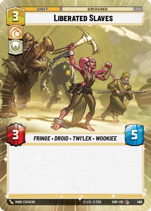 Liberated Slaves (468) (Hyperspace) (468) [Shadows of the Galaxy] - Fantasy Flight Games - Card Brawlers | Quebec | Canada |