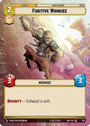 Fugitive Wookiee (479) (Hyperspace) (479) [Shadows of the Galaxy] - Fantasy Flight Games - Card Brawlers | Quebec | Canada |