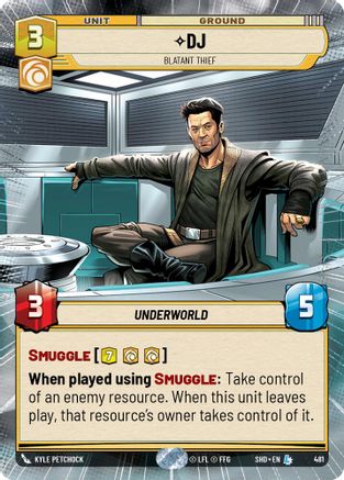 DJ - Blatant Thief (481) (Hyperspace) (481) [Shadows of the Galaxy] - Fantasy Flight Games - Card Brawlers | Quebec | Canada |