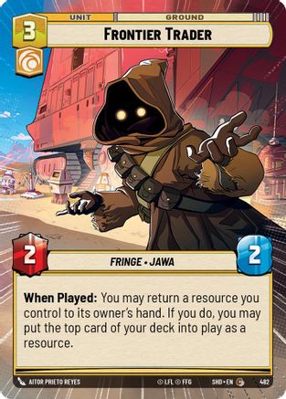 Frontier Trader (482) (Hyperspace) (482) [Shadows of the Galaxy] - Fantasy Flight Games - Card Brawlers | Quebec | Canada |