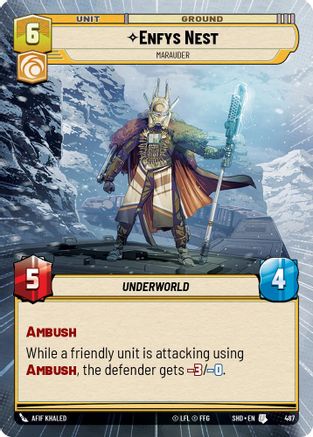 Enfys Nest - Marauder (487) (Hyperspace) (487) [Shadows of the Galaxy] - Fantasy Flight Games - Card Brawlers | Quebec | Canada |