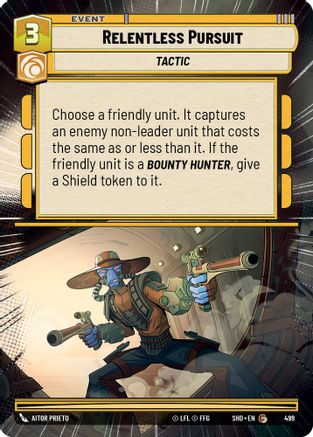 Relentless Pursuit (499) (Hyperspace) (499) [Shadows of the Galaxy] - Fantasy Flight Games - Card Brawlers | Quebec | Canada |