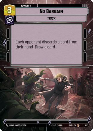No Bargain (507) (Hyperspace) (507) [Shadows of the Galaxy] - Fantasy Flight Games - Card Brawlers | Quebec | Canada |