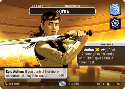 Qi'ra - I Alone Survived (264) (Showcase) (264) [Shadows of the Galaxy] - Fantasy Flight Games - Card Brawlers | Quebec | Canada |