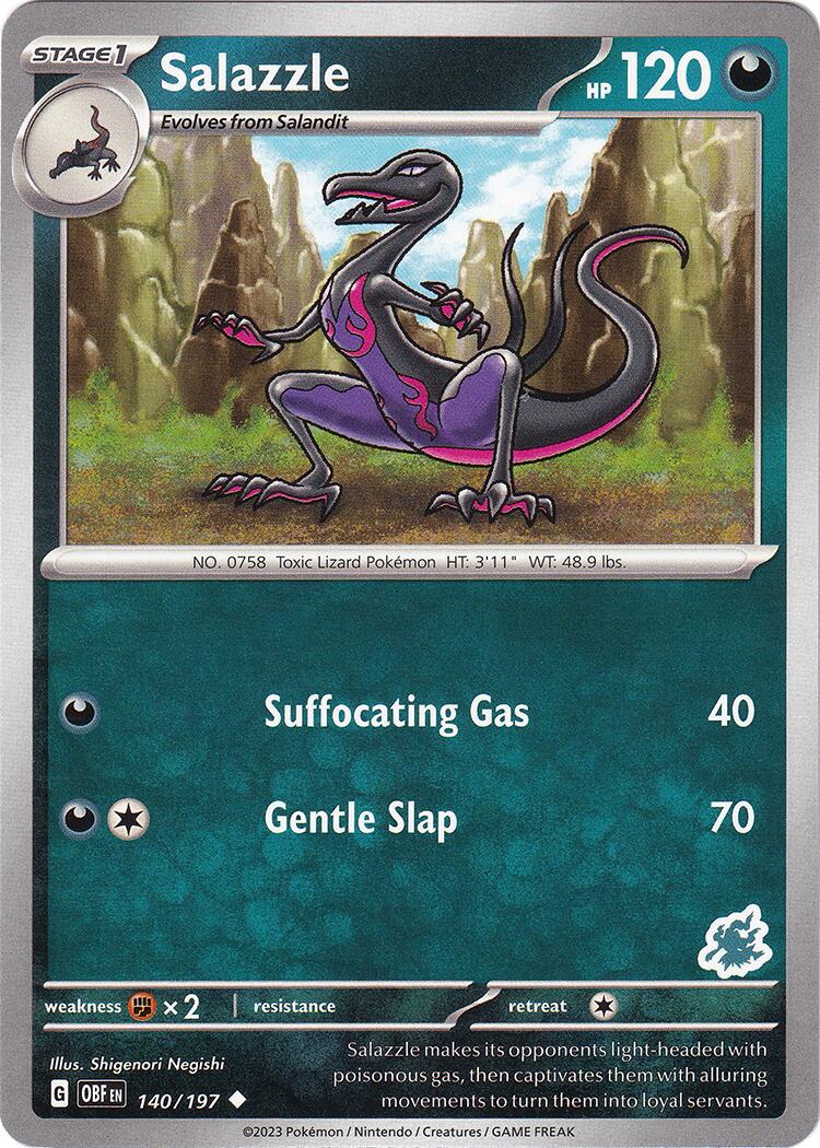 Salazzle (140/197) (Darkrai Deck) [Battle Academy 2024] - Pokémon - Card Brawlers | Quebec | Canada |