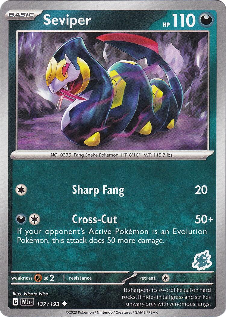 Seviper (137/193) (Darkrai Deck) [Battle Academy 2024] - Pokémon - Card Brawlers | Quebec | Canada |