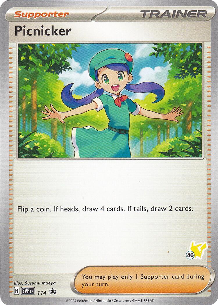 Picnicker (114) (Pikachu Stamp #46) [Battle Academy 2024] - Pokémon - Card Brawlers | Quebec | Canada |