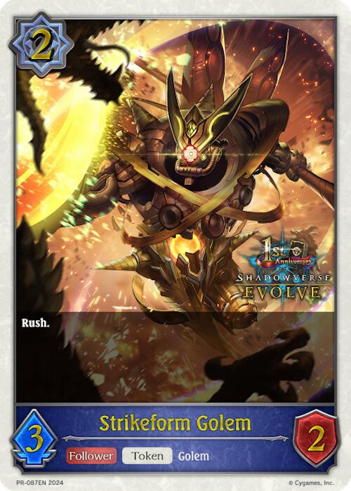 Strikeform Golem (1st Anniversary Stamped) (PR-087EN) [Promotional Cards] - Bushiroad - Card Brawlers | Quebec | Canada |