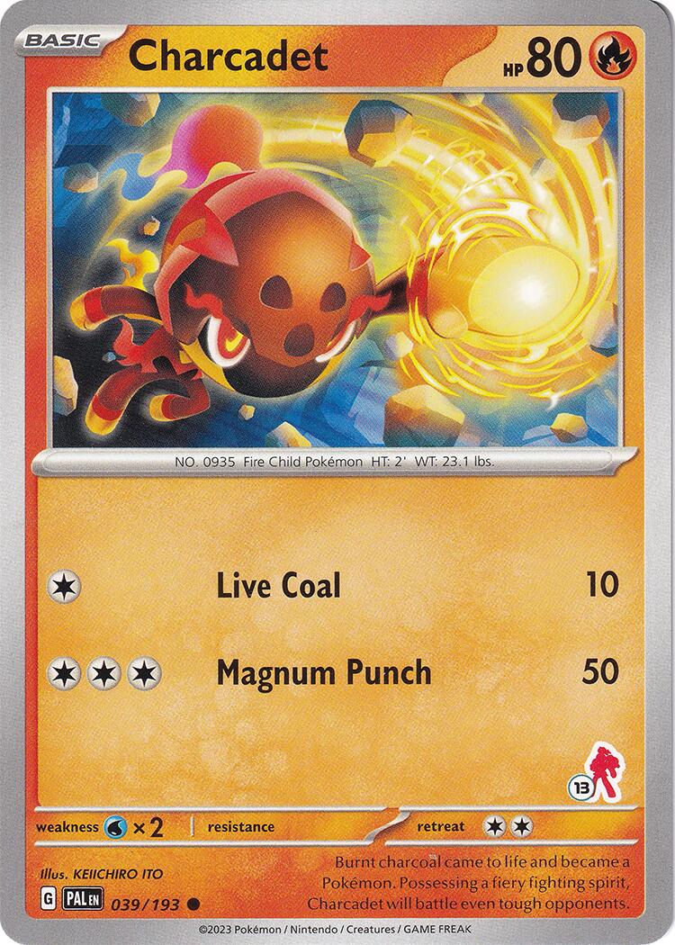 Charcadet (039/193) (Armarouge Stamp #13) [Battle Academy 2024] - Pokémon - Card Brawlers | Quebec | Canada |