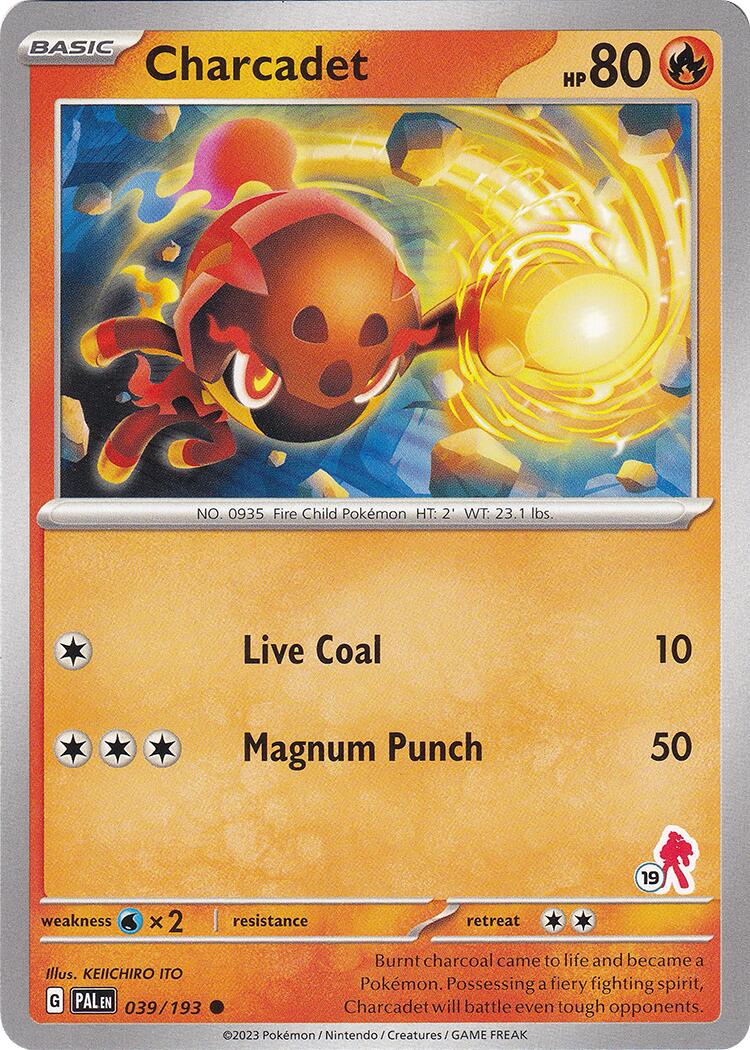 Charcadet (039/193) (Armarouge Stamp #19) [Battle Academy 2024] - Pokémon - Card Brawlers | Quebec | Canada |