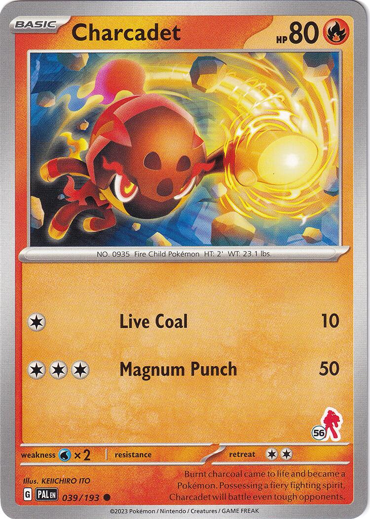 Charcadet (039/193) (Armarouge Stamp #56) [Battle Academy 2024] - Pokémon - Card Brawlers | Quebec | Canada |