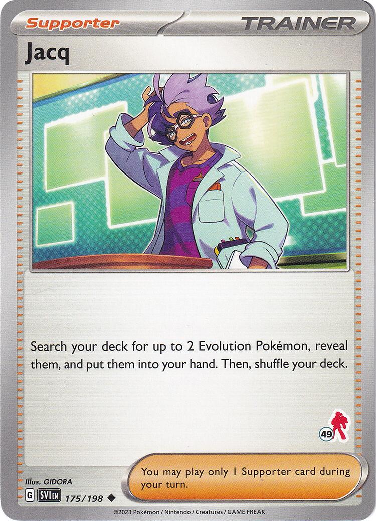 Jacq (175/198) (Armarouge Stamp #49) [Battle Academy 2024] - Pokémon - Card Brawlers | Quebec | Canada |