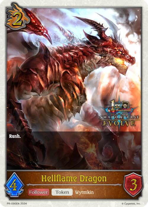 Hellflame Dragon (1st Anniversary Stamped) (PR-090EN) [Promotional Cards] - Bushiroad - Card Brawlers | Quebec | Canada |