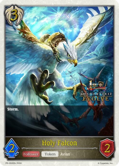 Holy Falcon (1st Anniversary Stamped) (PR-093EN) [Promotional Cards] - Bushiroad - Card Brawlers | Quebec | Canada |