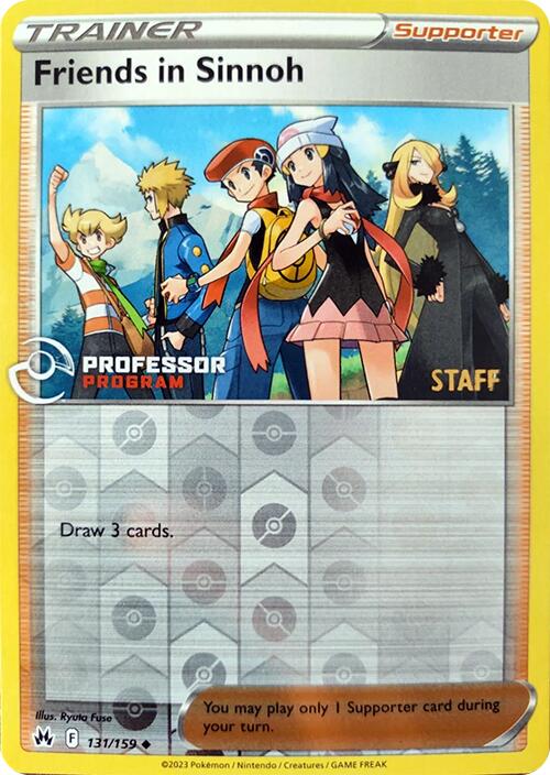 Friends in Sinnoh (131/159) (2023 Staff) [Professor Program Promos] - Pokémon - Card Brawlers | Quebec | Canada |