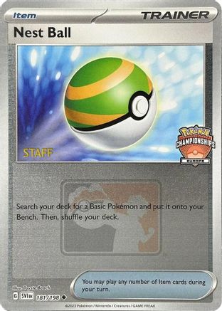 Nest Ball (181/198) (Équipe des Championnats d'Europe 2024) [Cartes Ligue et Championnat] 