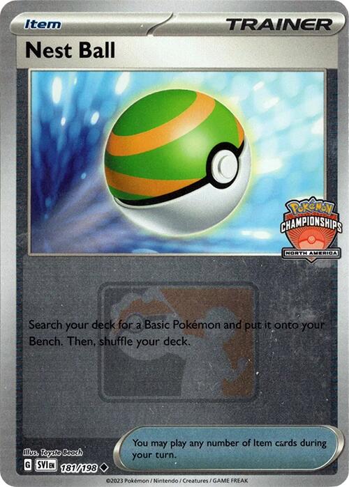 Nest Ball (181/198) (2024 North America Championships) [League & Championship Cards] - Pokémon - Card Brawlers | Quebec | Canada |
