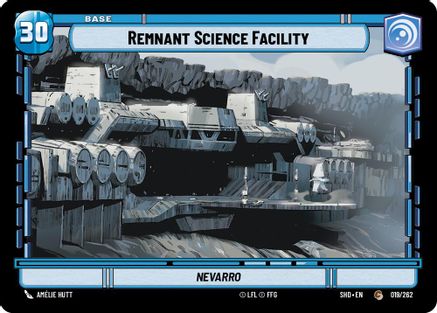Remnant Science Facility // Shield (19 // T02) (19 // T02) [Shadows of the Galaxy] - Fantasy Flight Games - Card Brawlers | Quebec | Canada |