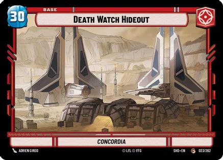 Death Watch Hideout // Shield (023 // T02) (023 // T02) [Shadows of the Galaxy] - Fantasy Flight Games - Card Brawlers | Quebec | Canada |