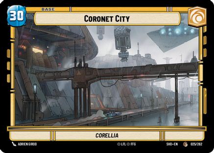 Coronet City // Experience (025 // T01) (025 // T01) [Shadows of the Galaxy] - Fantasy Flight Games - Card Brawlers | Quebec | Canada |