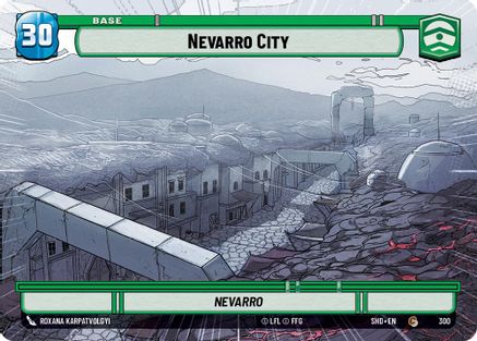 Nevarro City // Shield (300 // T04) (Hyperspace) (300 // T04) [Shadows of the Galaxy]