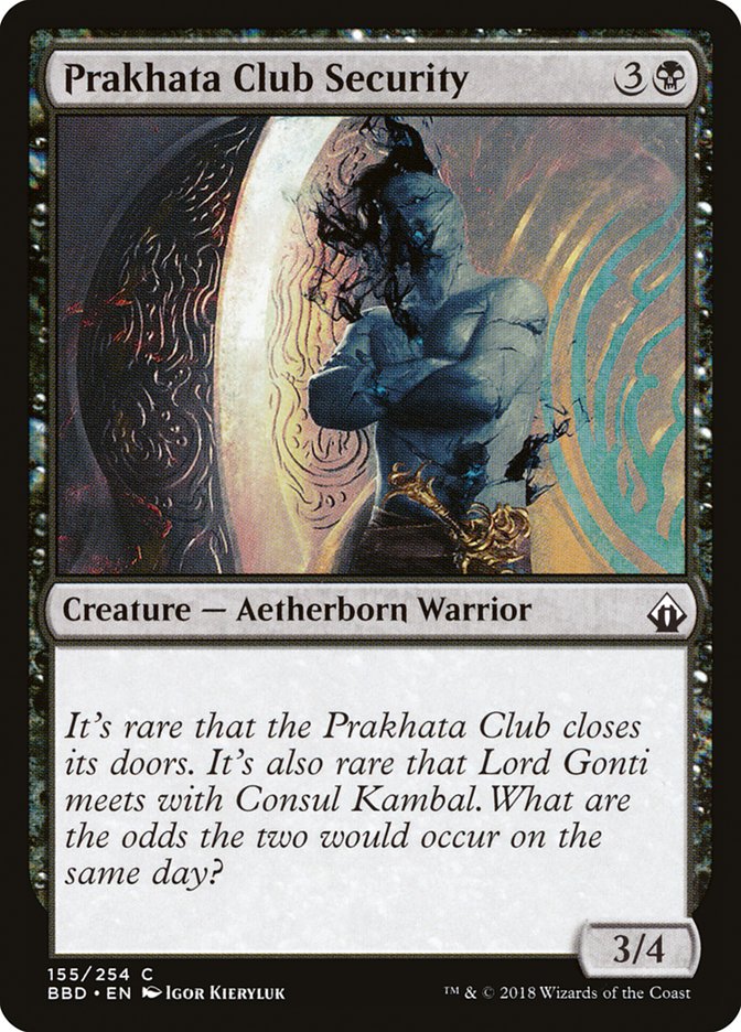 Prakhata Club Security [Battlebond] - Magic: The Gathering - Card Brawlers | Quebec | Canada |