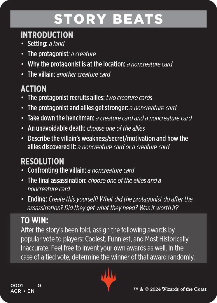 Into The Story: Assassin Edition (Magic Minigame) [Assassin's Creed Minigame] - Magic: The Gathering - Card Brawlers | Quebec | Canada |