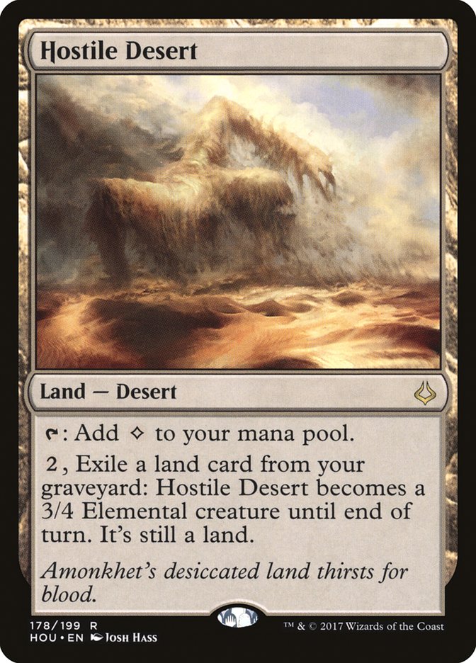 Hostile Desert [Hour of Devastation] - Magic: The Gathering - Card Brawlers | Quebec | Canada |