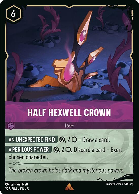 Half Hexwell Crown (223/204) [Illumineer's Quest: Deep Trouble] - Disney - Card Brawlers | Quebec | Canada |