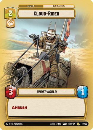 Cloud-Rider (14/20) (14/20) [Shadows of the Galaxy: Weekly Play] - Fantasy Flight Games - Card Brawlers | Quebec | Canada |
